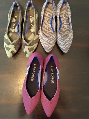 Rothy's Women's Pointed Flat Lot size 9